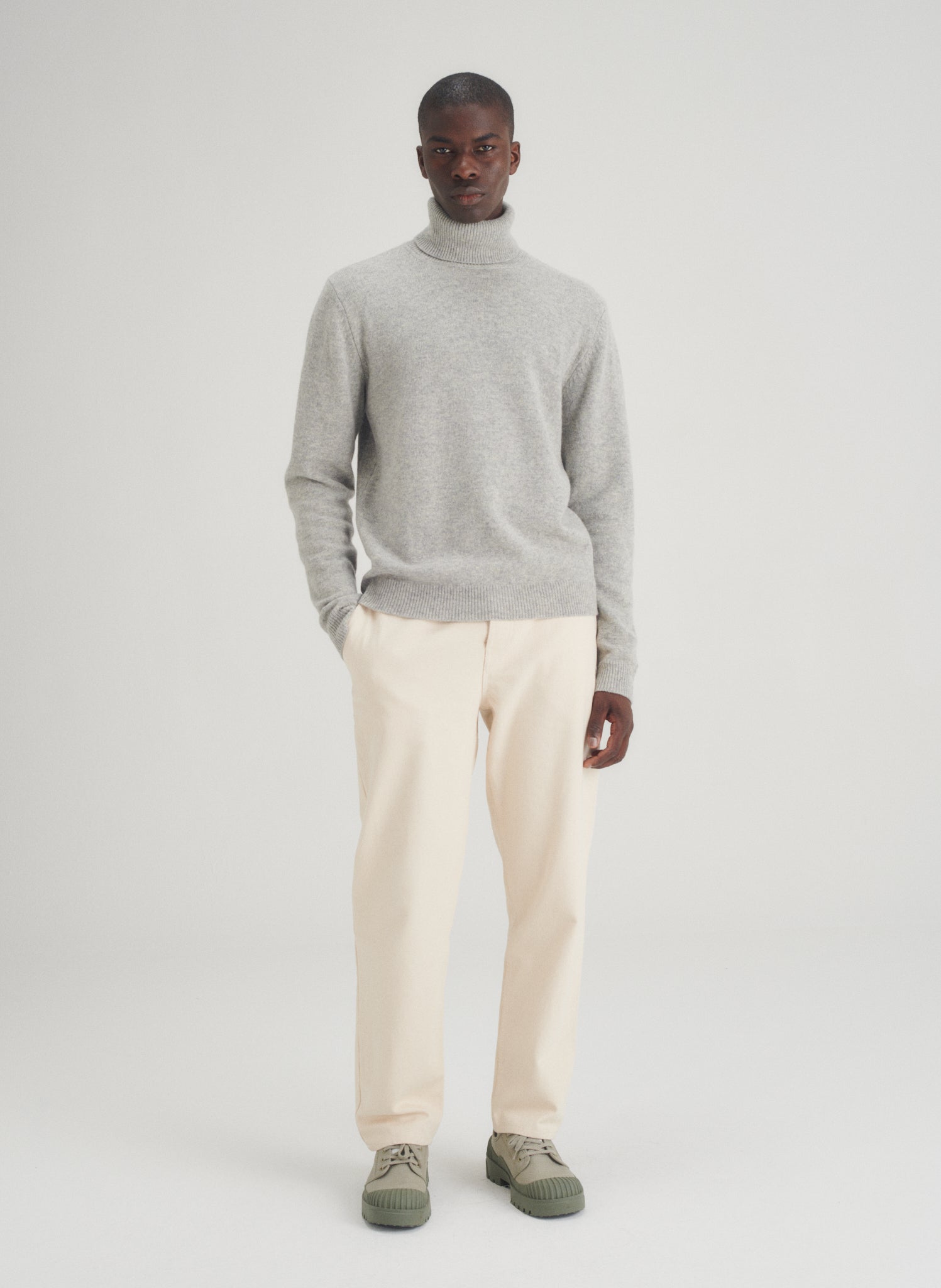 pull col roule 100 laine 1