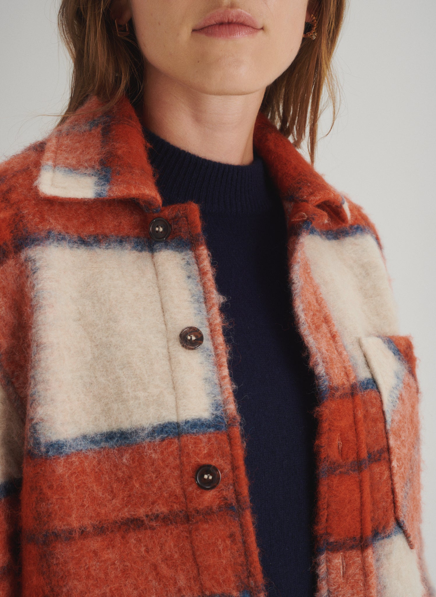 surchemise laine carreaux