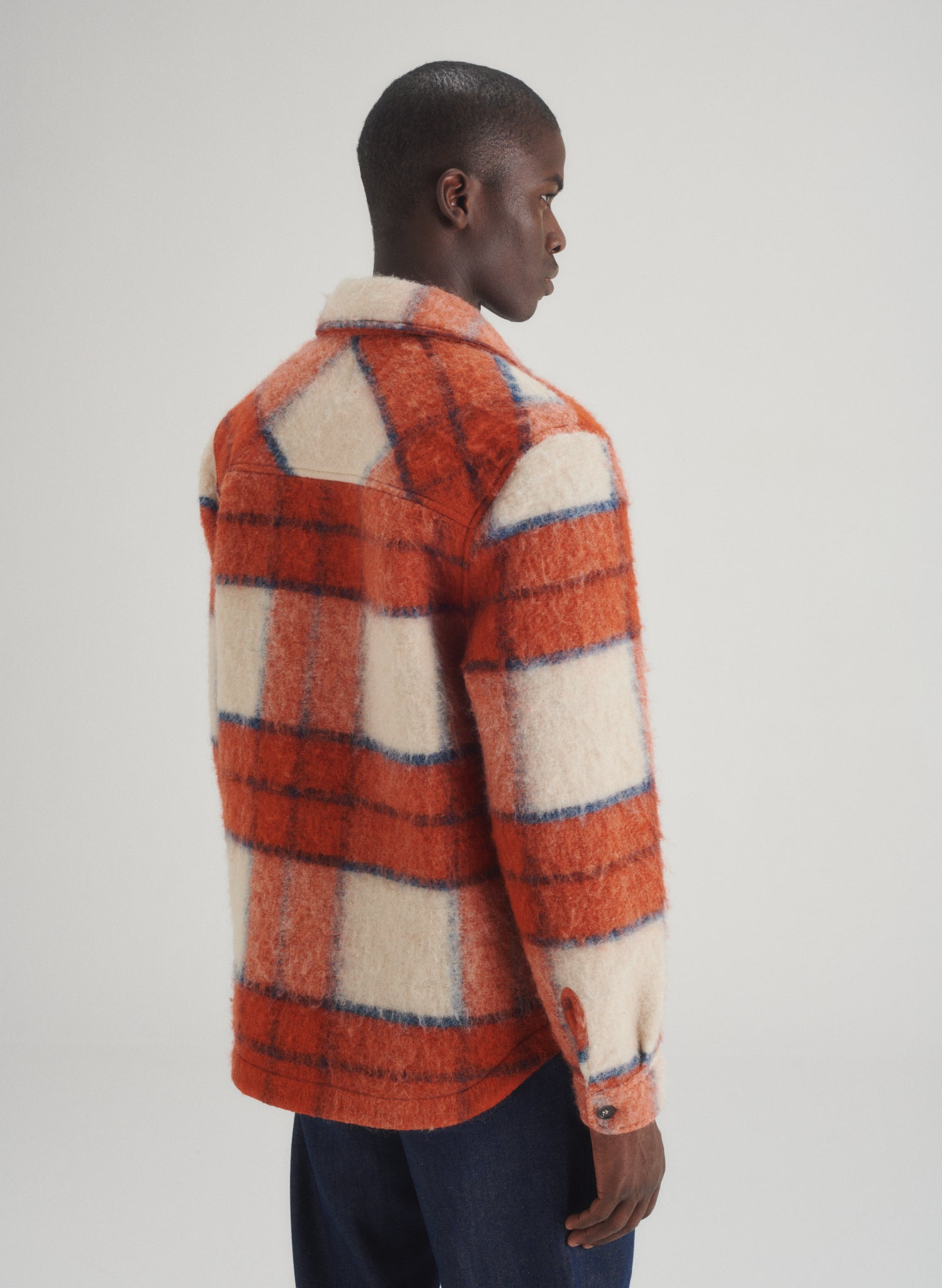 surchemise laine carreaux