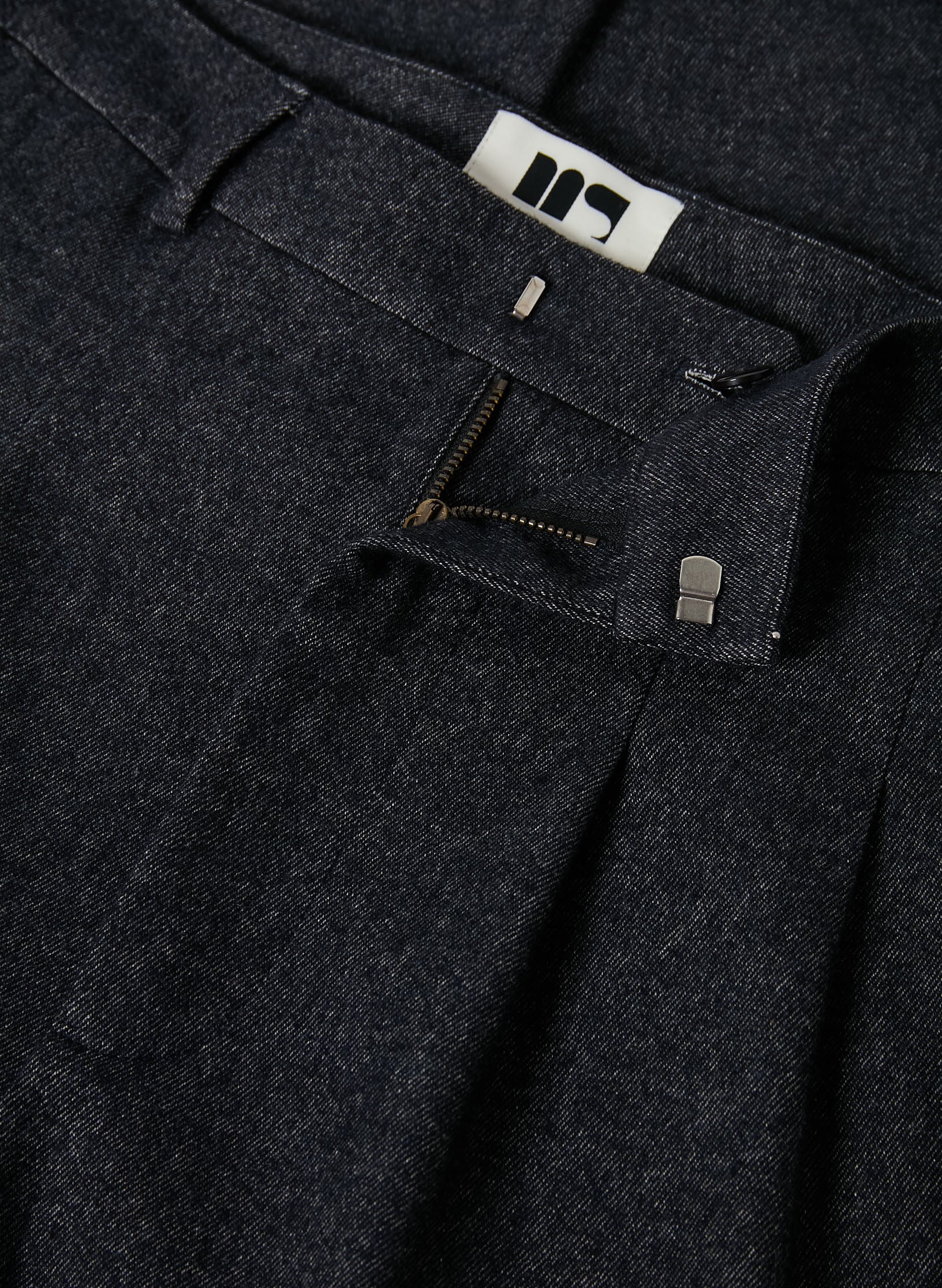 pantalon double pinces denim 1