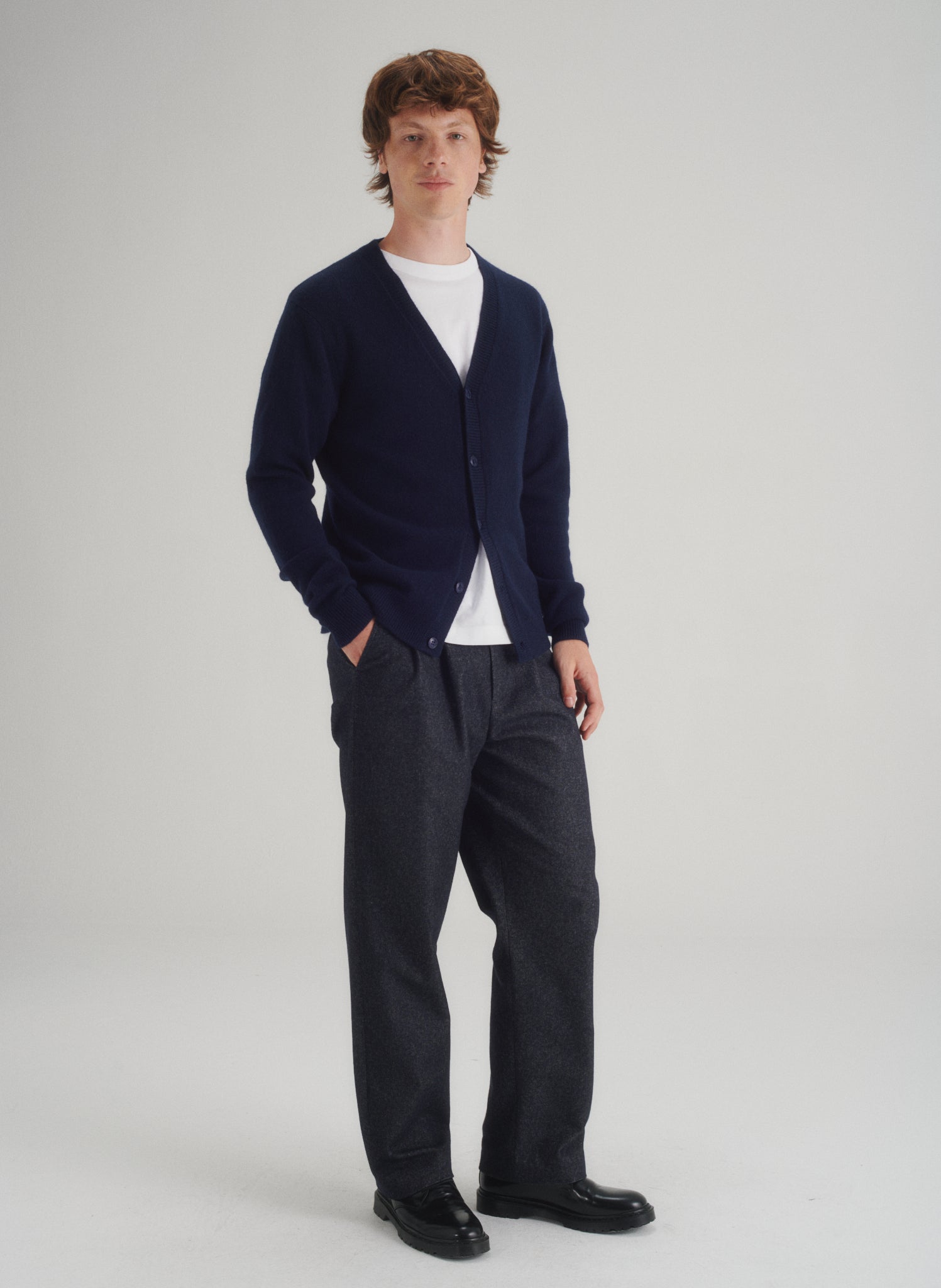 pantalon double pinces denim 1