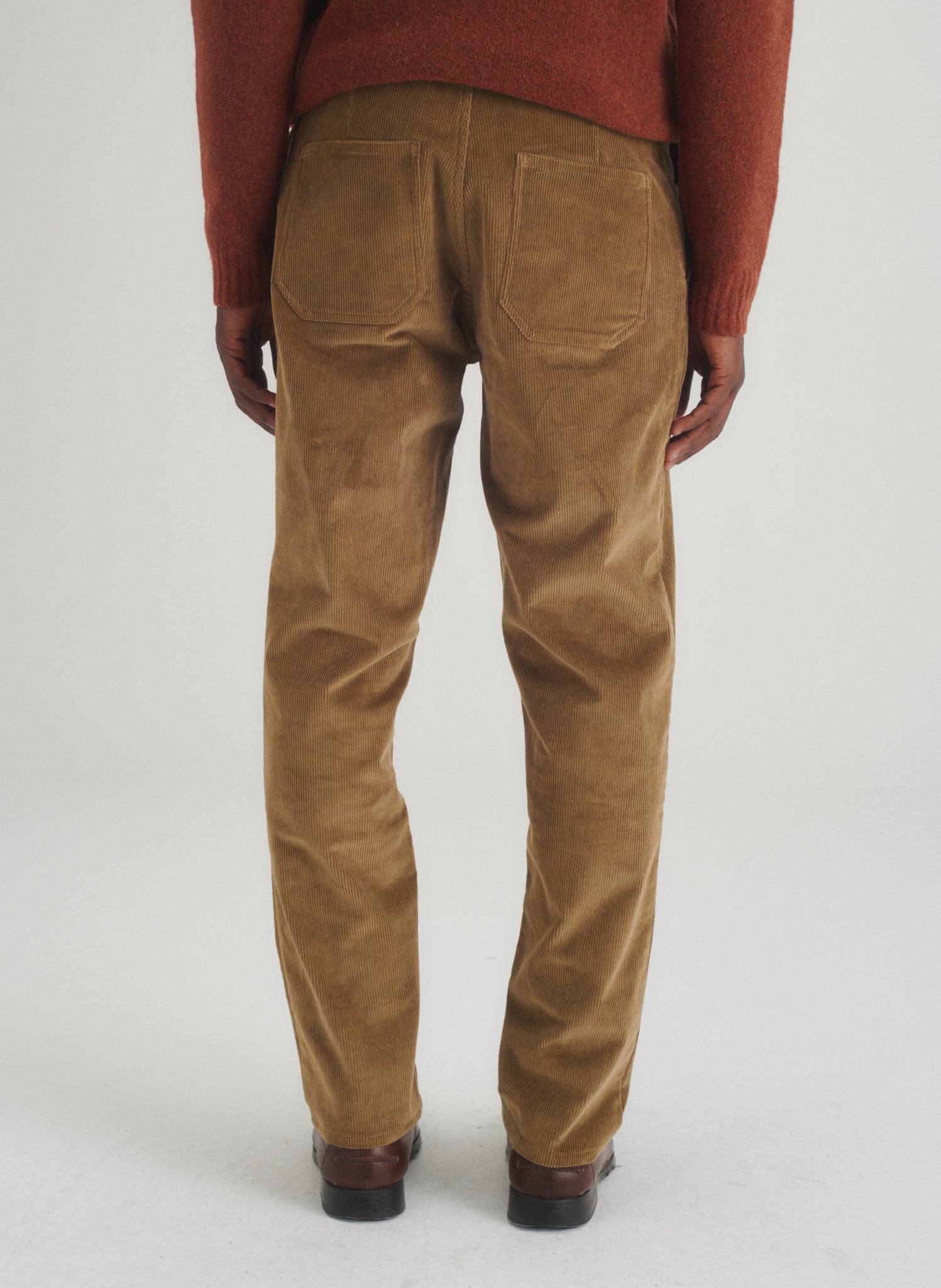 Pantalon Loose Velours Cadix -  Beige Foncé