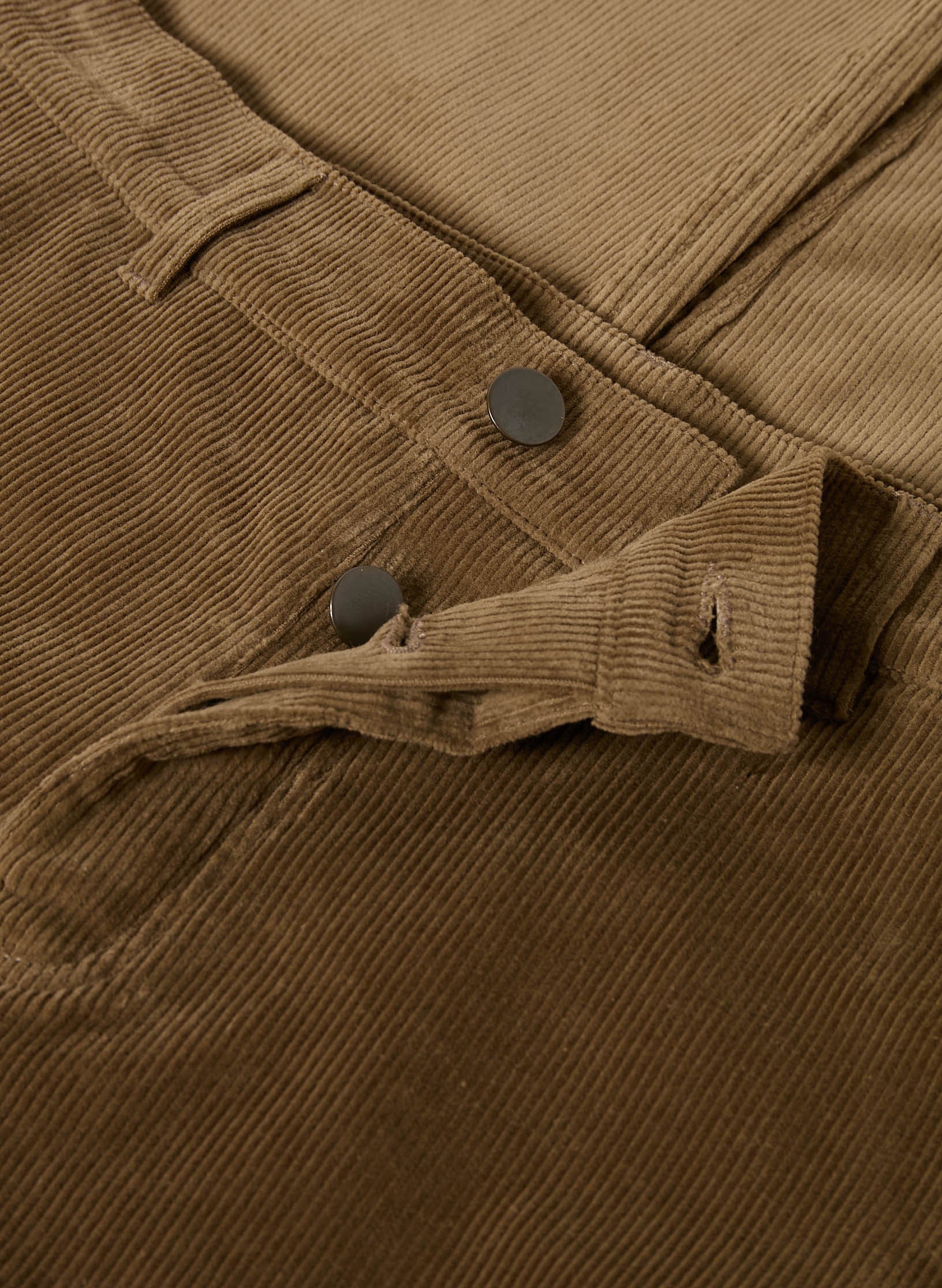 Pantalon Loose Velours Cadix -  Beige Foncé